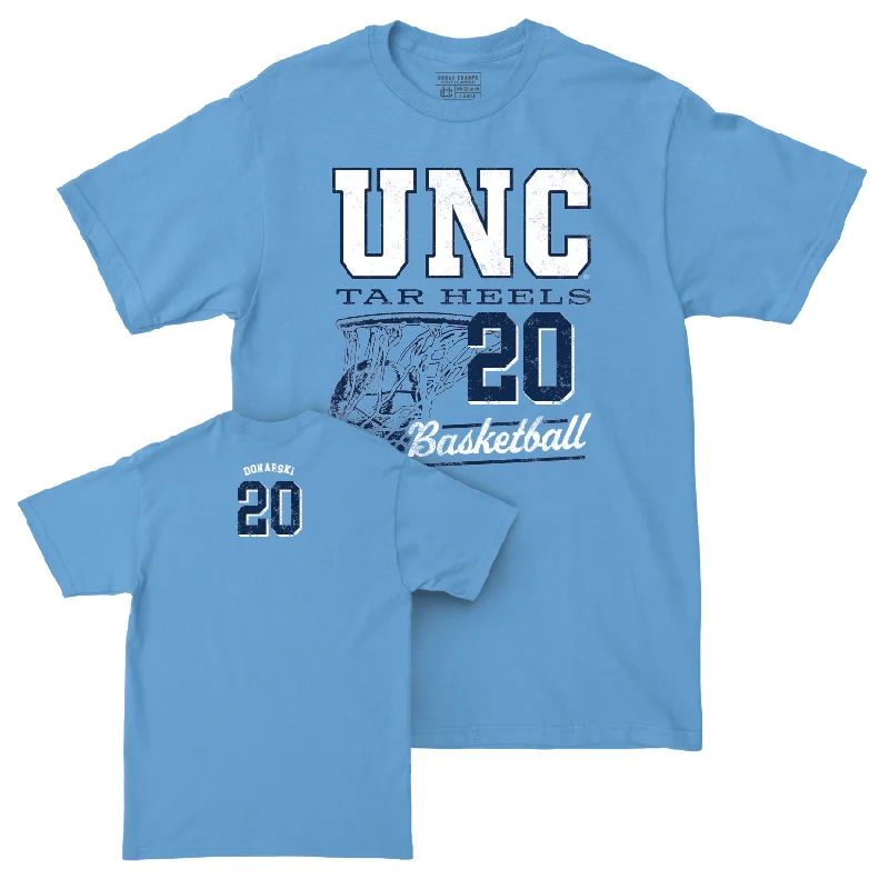 T-Shirt Country Flag-UNC Women's Basketball Carolina Blue Hardwood Tee - Lexi Donarski