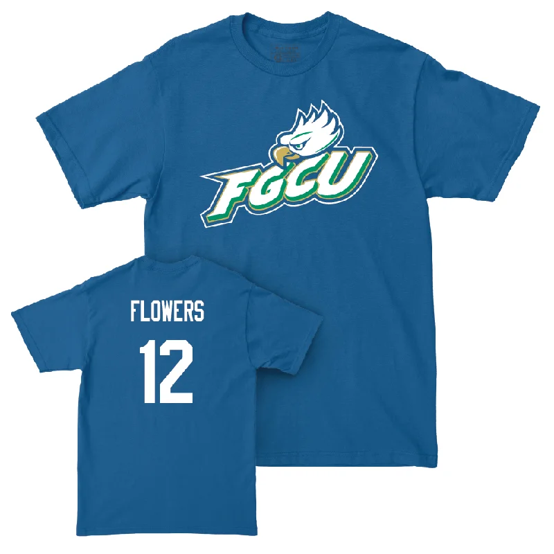 T-Shirt Navy-Blue Women's Basketball FGCU Tee - Kaelyn Flowers