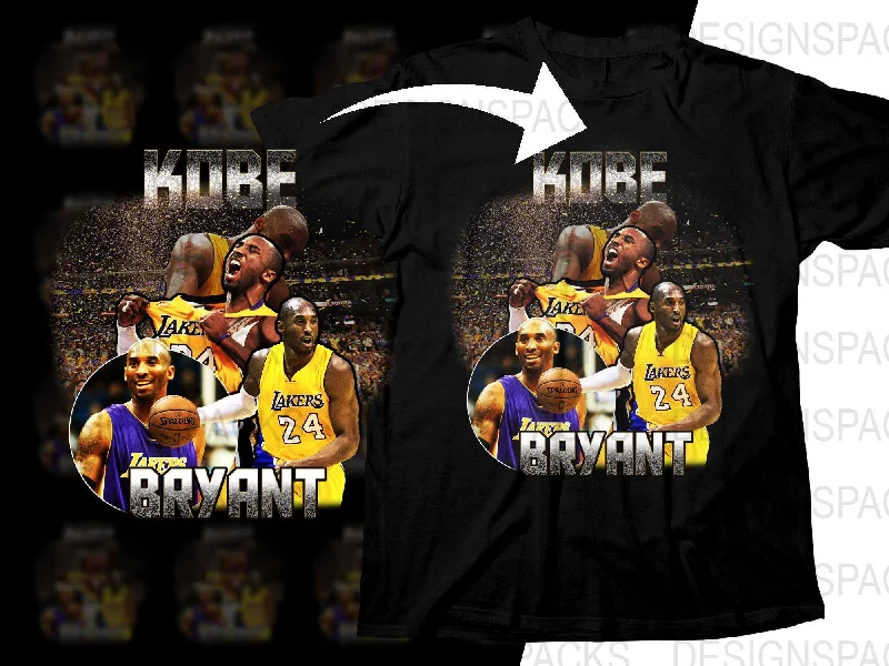 T-Shirt TV Show-Nostalgic Kobe Bryant Los Angeles Lakers Bootleg Png Digital Download