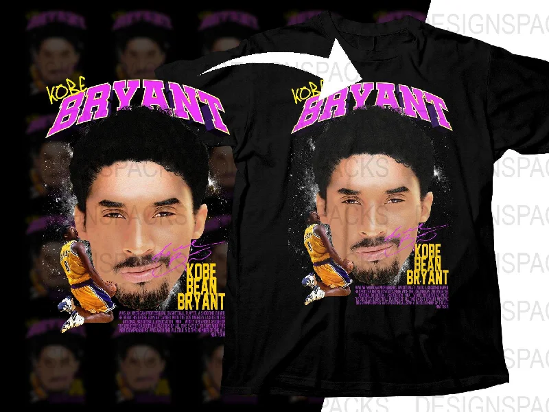 T-Shirt Hall of Fame-Kobe Bean Bryant Basketball Legend Bootleg Png Digital Download