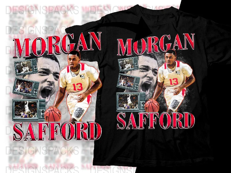 T-Shirt UV Protection-Unique Morgan Safford Graphic Sports Fan Png Digital Download