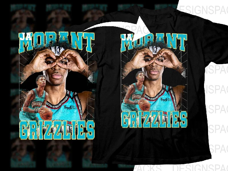 T-Shirt Team-Memphis Grizzlies Ja Morant Basketball Star Bootleg Unique Png Digital Download