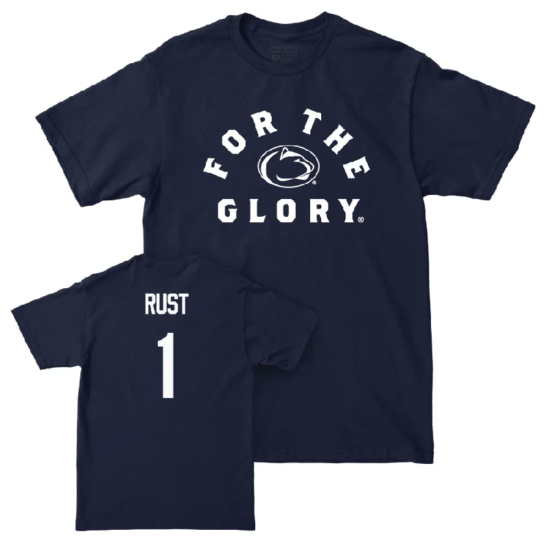 T-Shirt Number-Women's Basketball Navy For The Glory Tee   - Cameron Rust