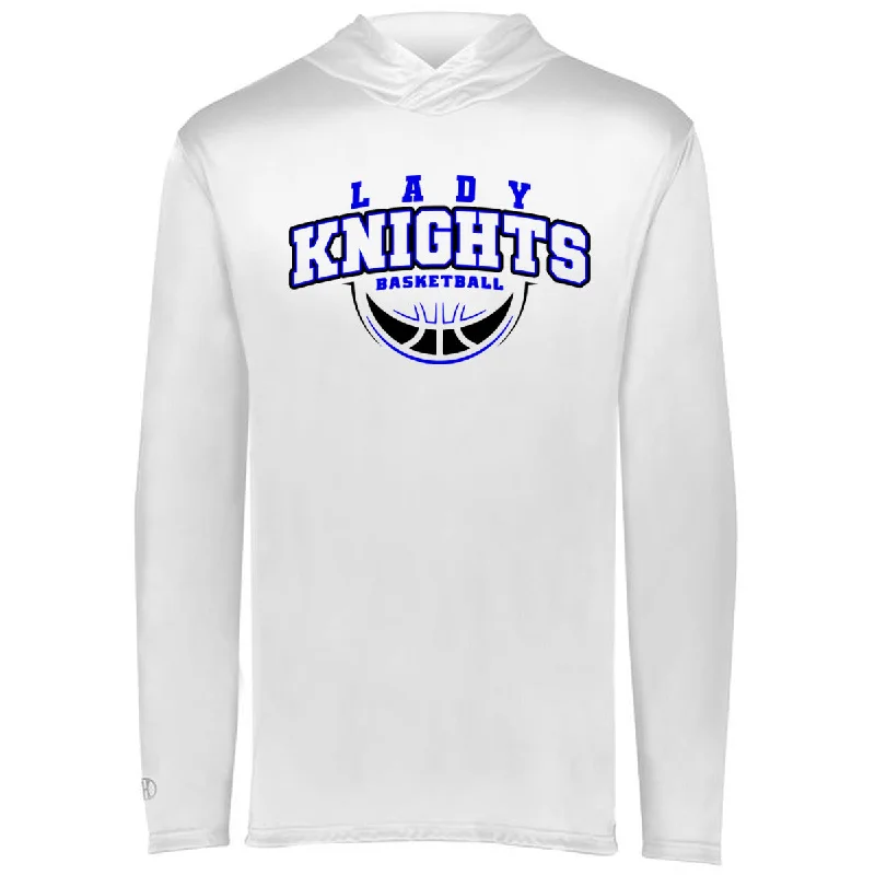 T-Shirt Cotton-Windsor - Lady Knights Basketball Shooting Shirt - White (222830/222831)