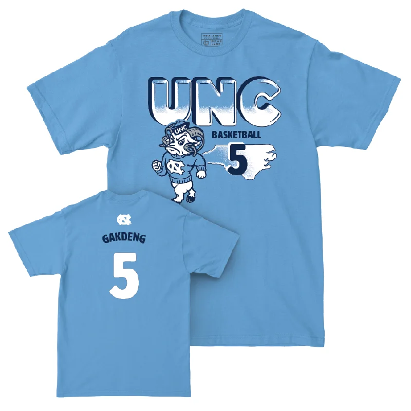 T-Shirt Youth-UNC Women's Basketball Mascot Carolina Blue Tee  - Maria Gakdeng