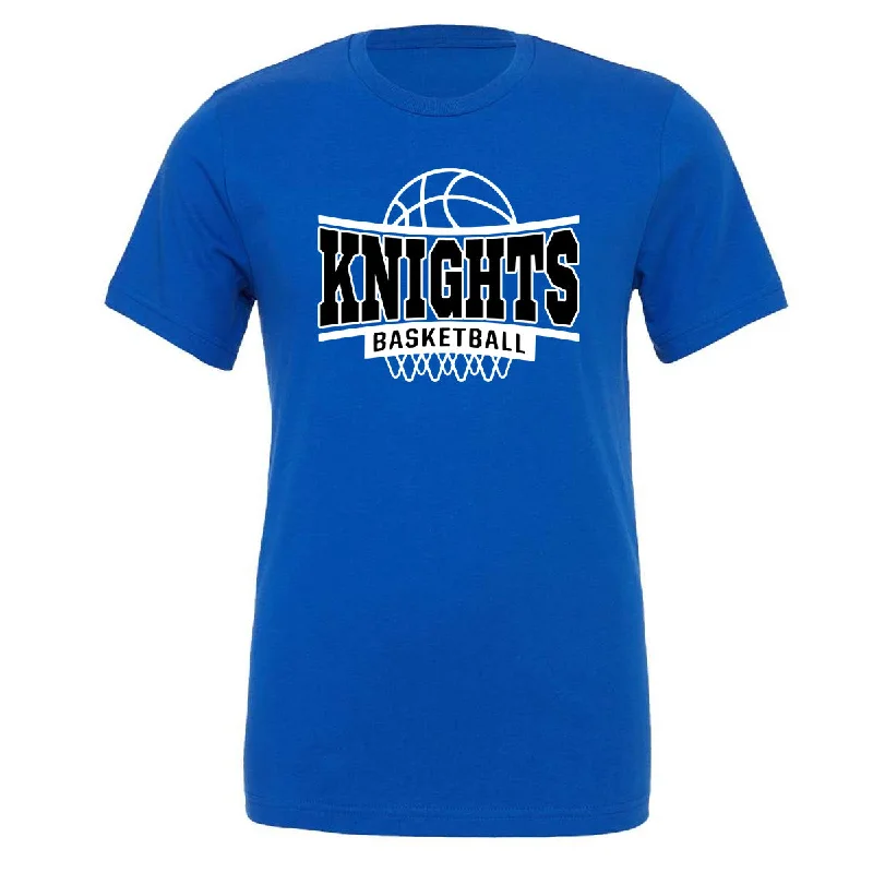 T-Shirt High-Quality-Windsor - Curved Knights Basketball - Royal (Tee/DriFit/Hoodie/Sweatshirt)