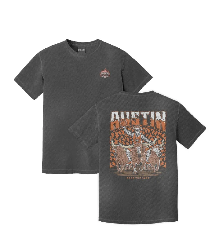 T-Shirt Durable Material-AUSTIN BASKETBALL - “3 SKULL” PREMIUM T-SHIRT