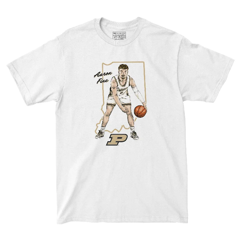 T-Shirt Motivational-EXCLUSIVE RELEASE: Aaron Fine Native White Tee