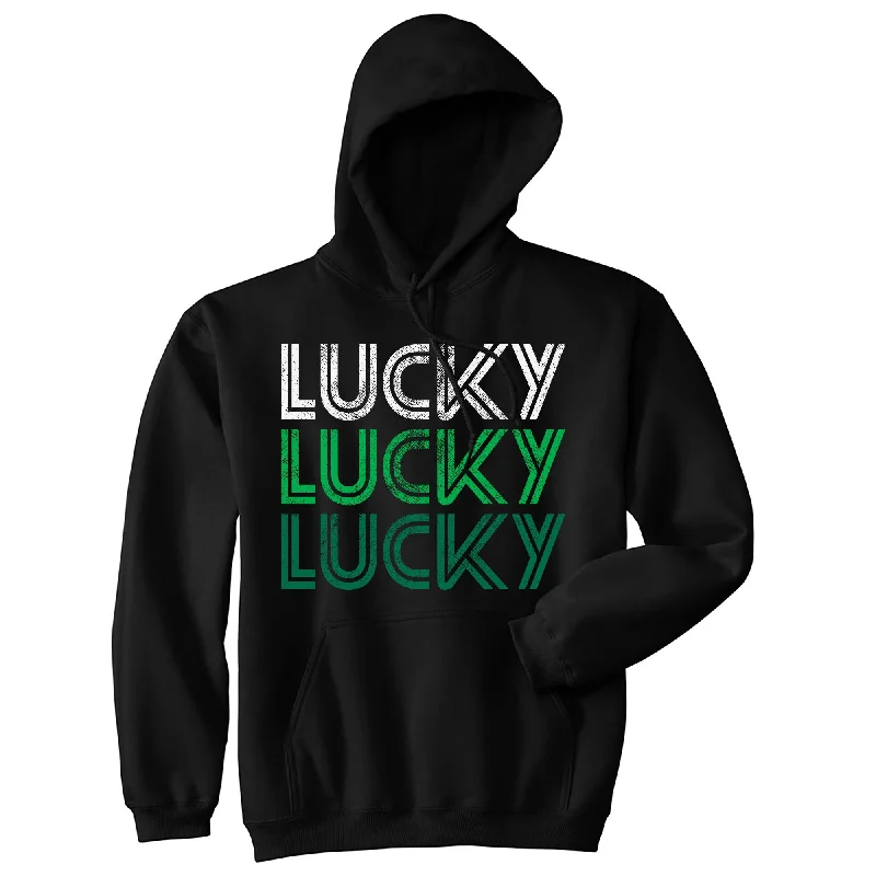 Hoodie Casual-Lucky Lucky Lucky Hoodie