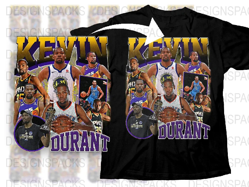 T-Shirt Tactical-Kevin Durant Bootleg Graphic Vintage Style Png Digital Download