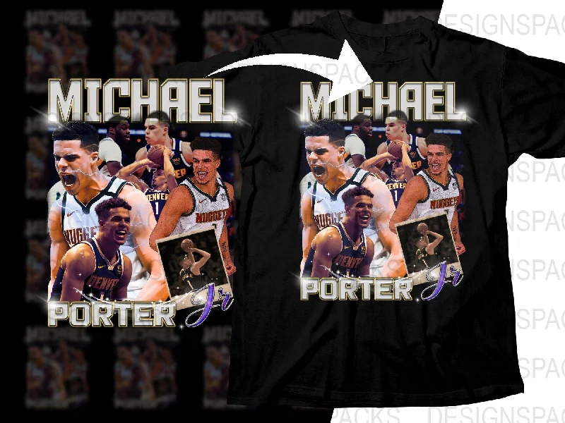 T-Shirt Road Trip-Michael Porter Jr. Basketball Star Bootleg Png Digital Download