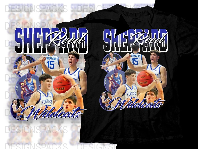 T-Shirt Military-Kentucky Wildcats Reed Sheppard Graphic Png Digital Download