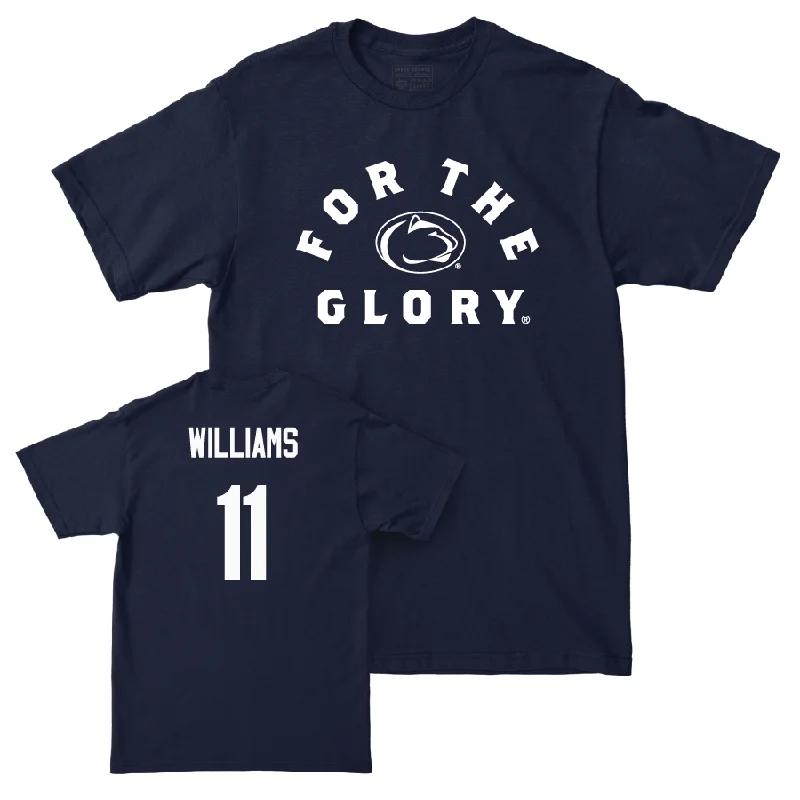 T-Shirt Name-Women's Basketball Navy For The Glory Tee   - Ariana Williams