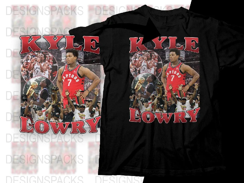 T-Shirt Men-Kyle Lowry Raptors Championship Celebration Png Digital Download