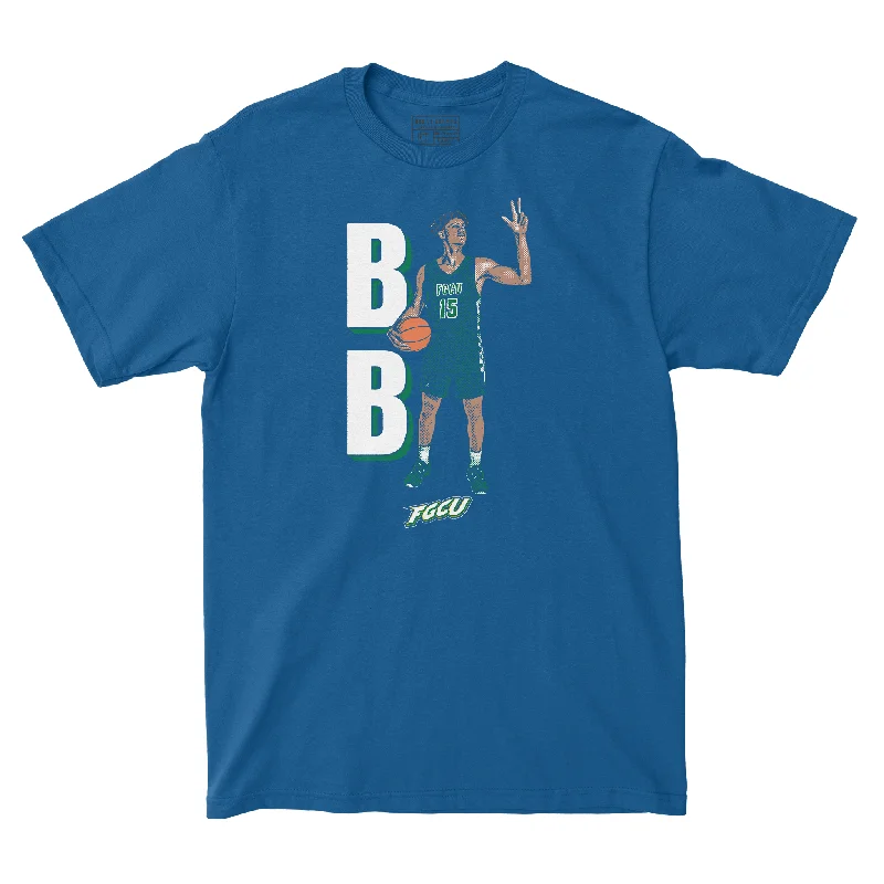 T-Shirt Recycled Fabric-EXCLUSIVE RELEASE: BB Washington Illustrated Royal Tee