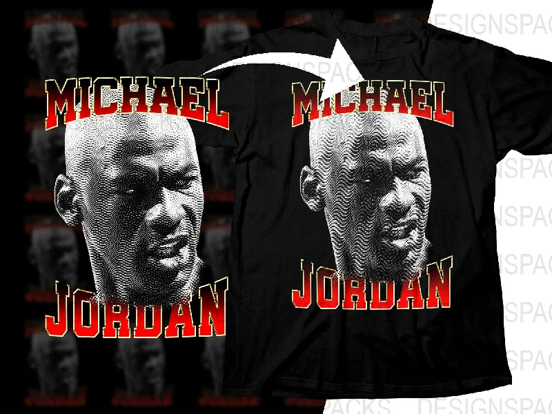 T-Shirt Sports-Iconic Michael Jordan Basketball Legend Png Digital Download