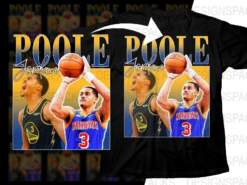 T-Shirt Christmas-Poole Jordan Golden State Warriors Basketball Star Bootleg Png Digital Download