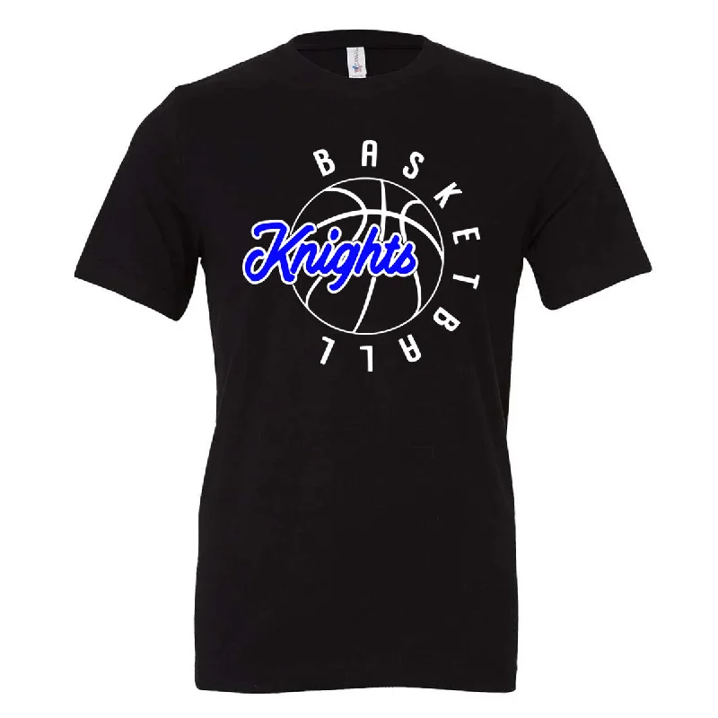 T-Shirt Performance-Windsor - Knights Basketball Circle - Black (Tee/DriFit/Hoodie/Sweatshirt)