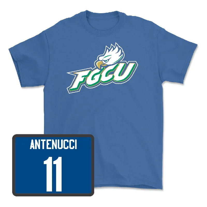 T-Shirt Silver-Blue Women's Basketball FGCU Tee - Maddie Antenucci