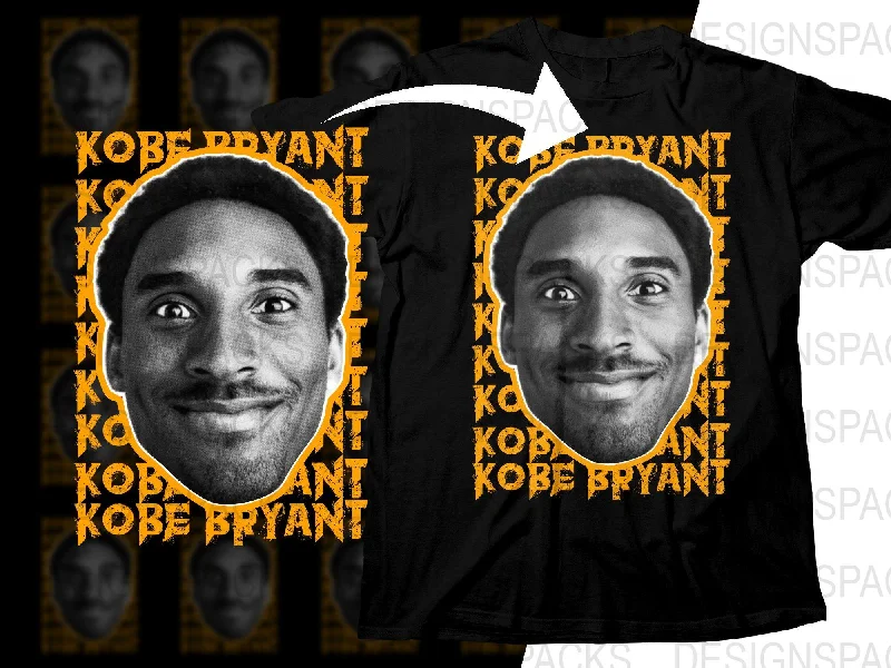 Kobe Bryant Face Basketball Legend Png Digital Download