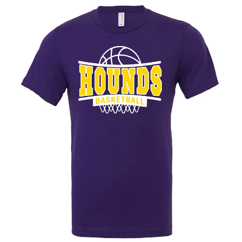 T-Shirt Black Friday-Jones County - Curved Hounds Basketball - Team Purple (Tee/DriFit/Hoodie/Sweatshirt)