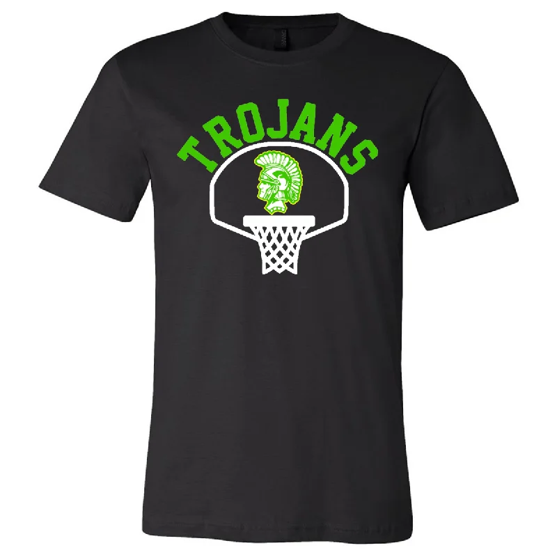 T-Shirt Toddler-Twiggs Academy - Trojans Basketball Net - Black (Tee/DriFit/Hoodie/Sweatshirt)