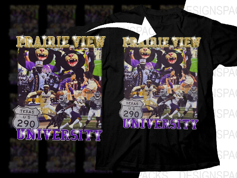 T-Shirt Valentine’s Day-Prairie View University Basketball Bootleg Png Digital Download