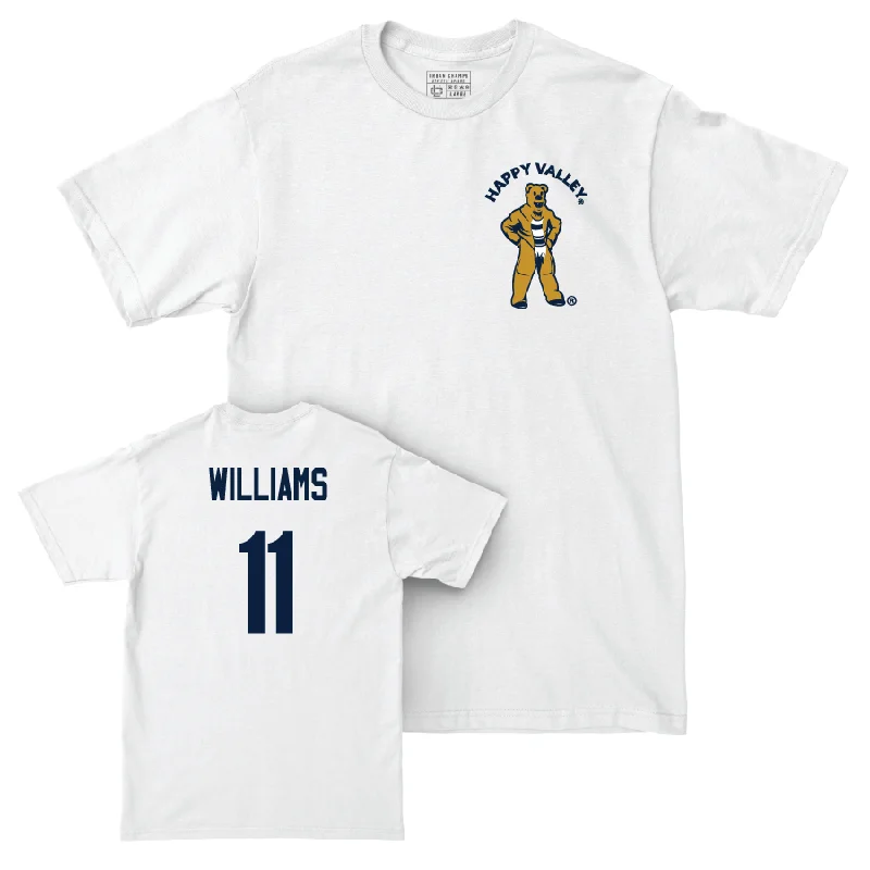 T-Shirt Running-Women's Basketball White Happy Valley Comfort Colors Tee   - Ariana Williams