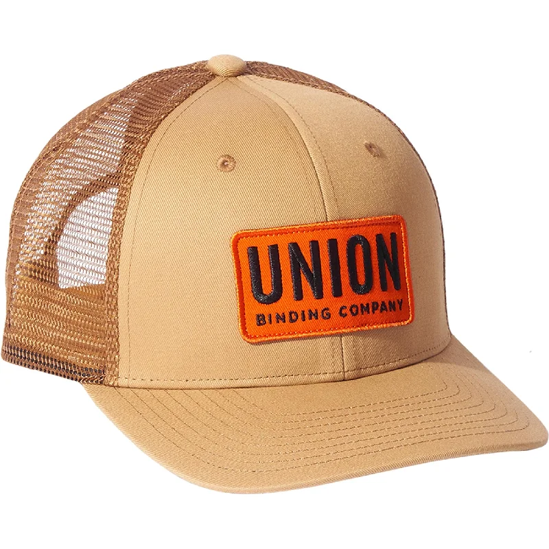 Hat Striped-Union Trucker Hat Brown