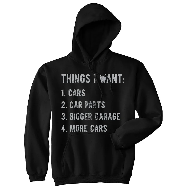 Hoodie Limited Edition-Things I Want List Car Hoodie