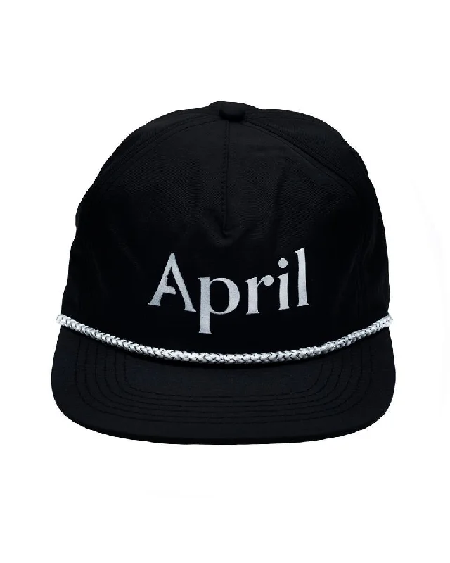 Hat Pop Culture-April Chrome Logo Hat - (Black)