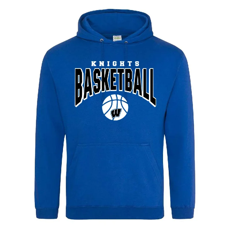 T-Shirt Sleeveless-Windsor - Knights Basketball Arched - True Royal (Tee/DriFit/Hoodie/Sweatshirt)