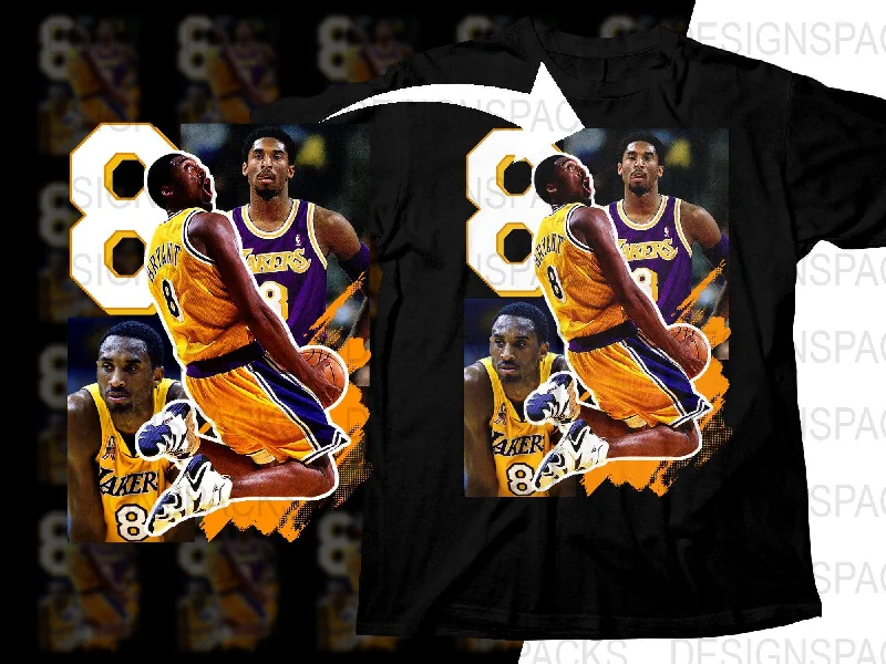 T-Shirt High Demand-Legendary Kobe Bryant Basketball Star Los Angeles Lakers Moments Bootleg Png Digital Download