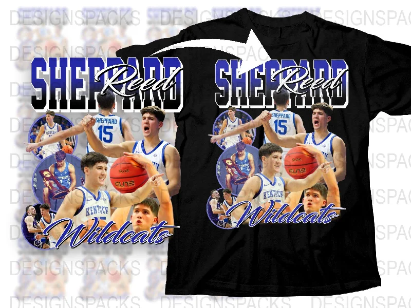 T-Shirt Fantasy-Wildcats Sheppard Reed Kentucky Basketball Png Digital Download