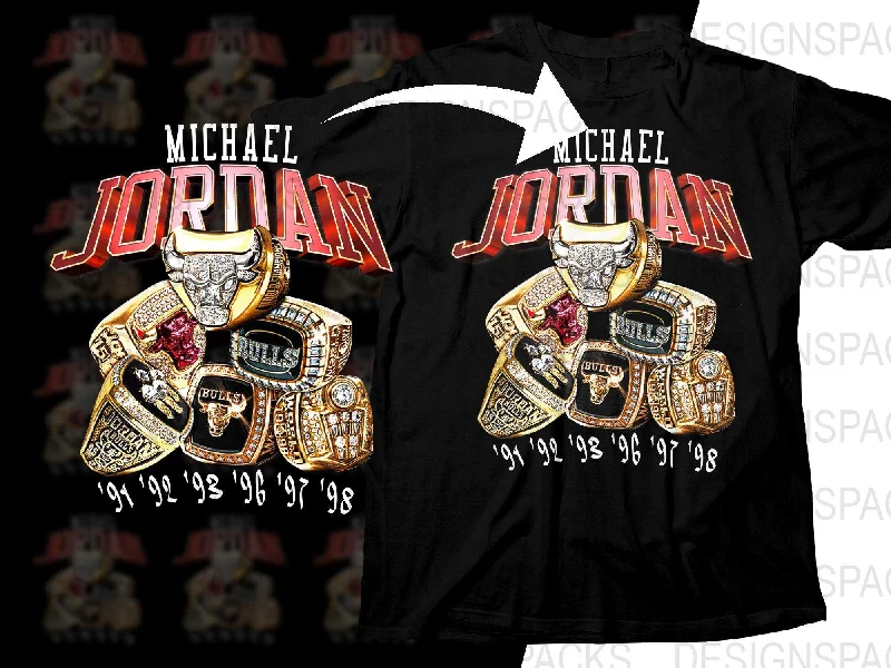 T-Shirt Programmer-Legendary Championship Michael Jordan NBA Collection Bootleg Png Digital Download