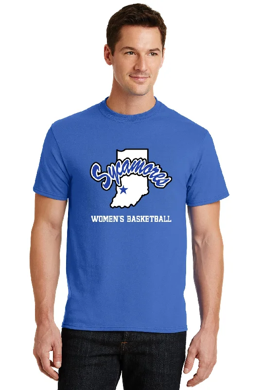 T-Shirt Skateboard-Port & Company® Sycamores Women's Basketball Core Blend Tee