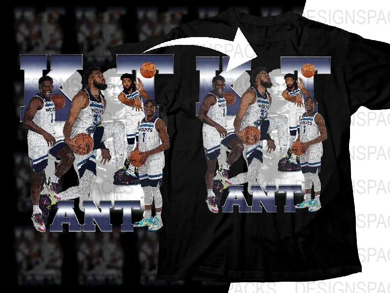 T-Shirt Soft-Minnesota Timberwolves Basketball Team Bootleg Graphic Png Digital Download