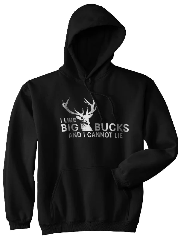 Hoodie Moisture-Wicking-I Like Big Bucks Hoodie