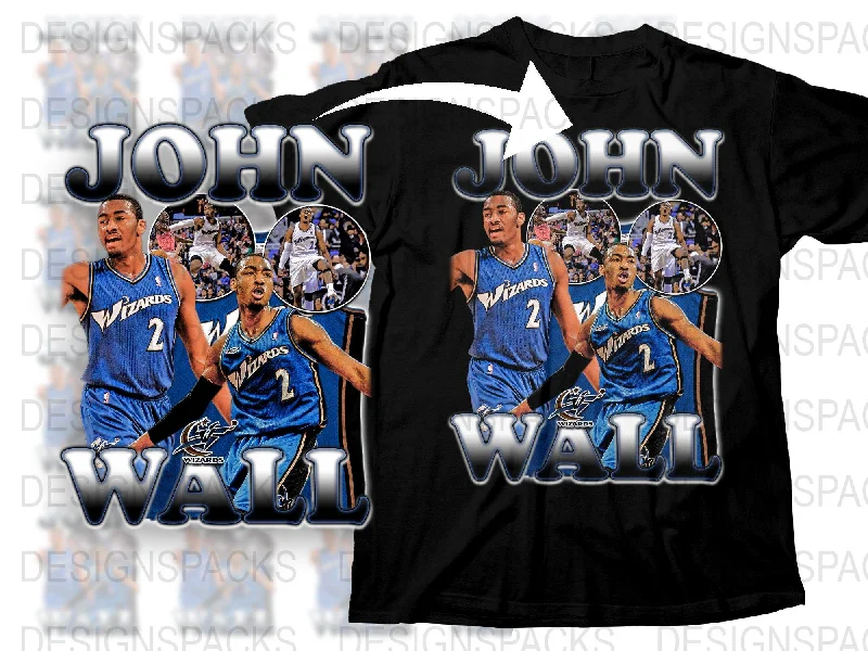 T-Shirt Sci-Fi-John Wall Washington Wizards Graphic Png Digital Download