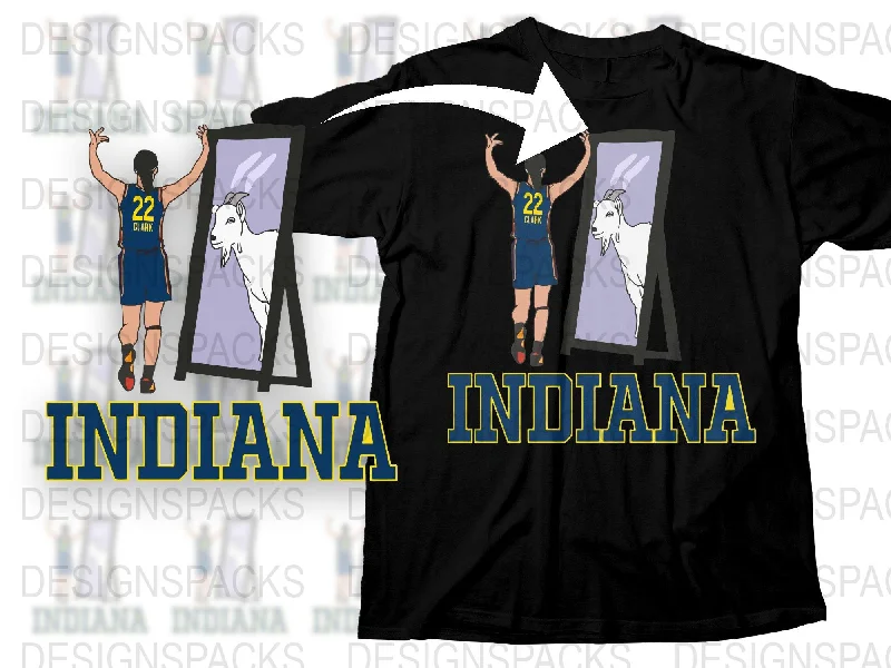 T-Shirt Road Trip-Indiana 22 Clark Basketball GOAT Fan Gift Png Digital Download