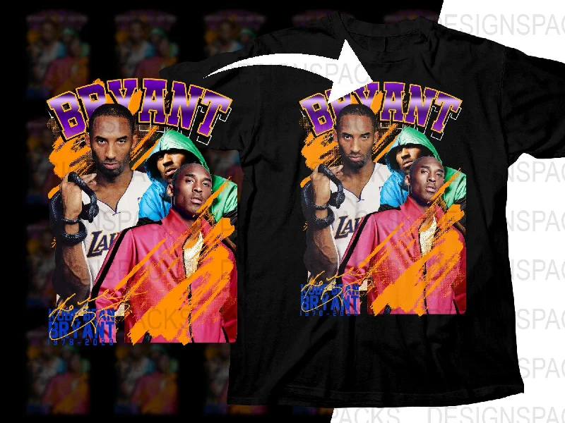 T-Shirt Women-Legendry Kobe Bryant Basketball Star Bootleg Png Digital Download