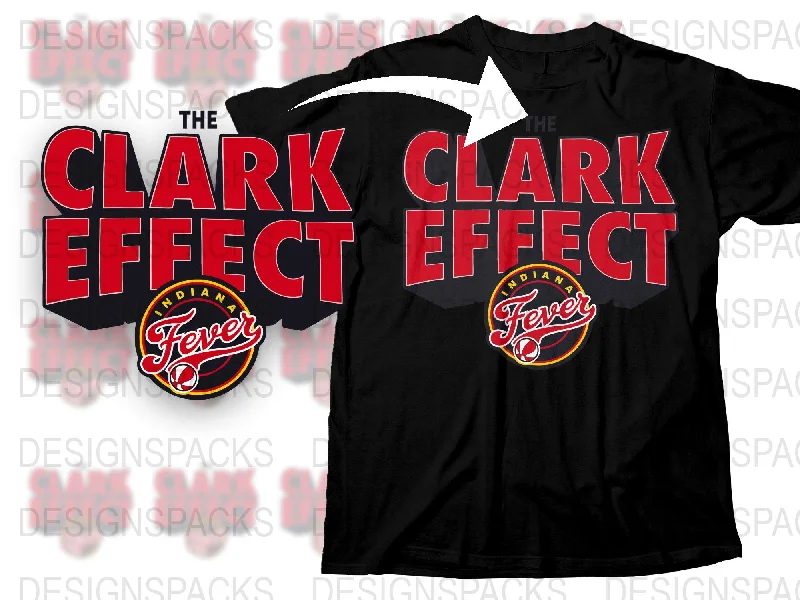 T-Shirt Beach-Indiana Fever The Clark Effect Png Digital Download