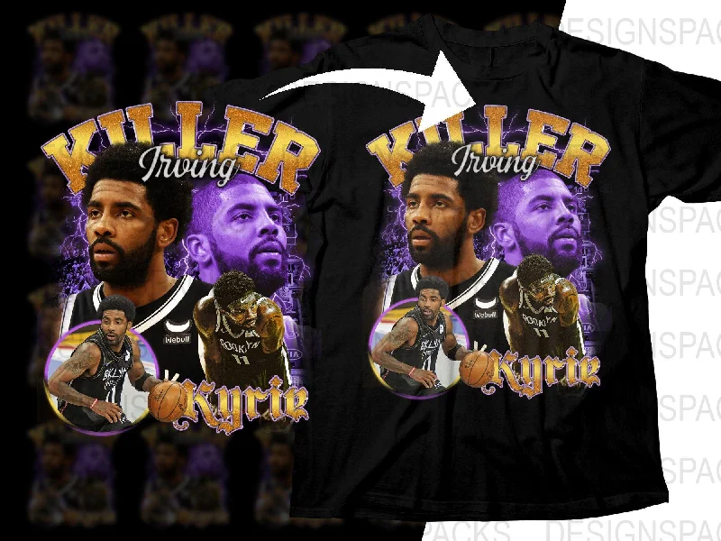 T-Shirt Country Flag-Killer Irving Brooklyn Nets Basketball Superstar Bootleg Png Digital Download