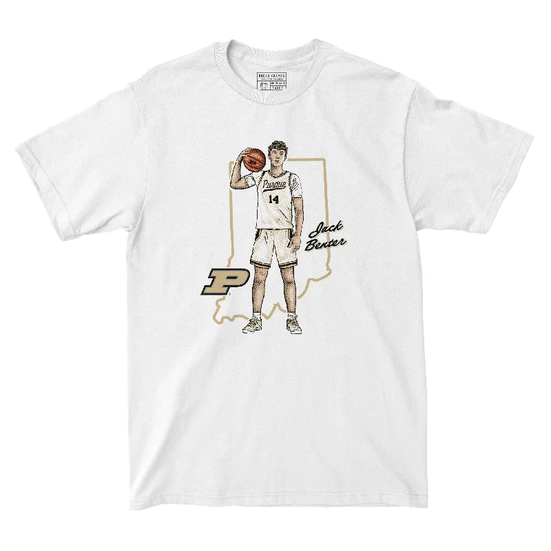 T-Shirt College-EXCLUSIVE RELEASE: Jack Benter Native White Tee