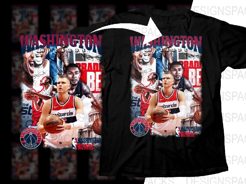 T-Shirt Superhero-Washington Wizards Themed Basketball Legends Bootleg Png Digital Download