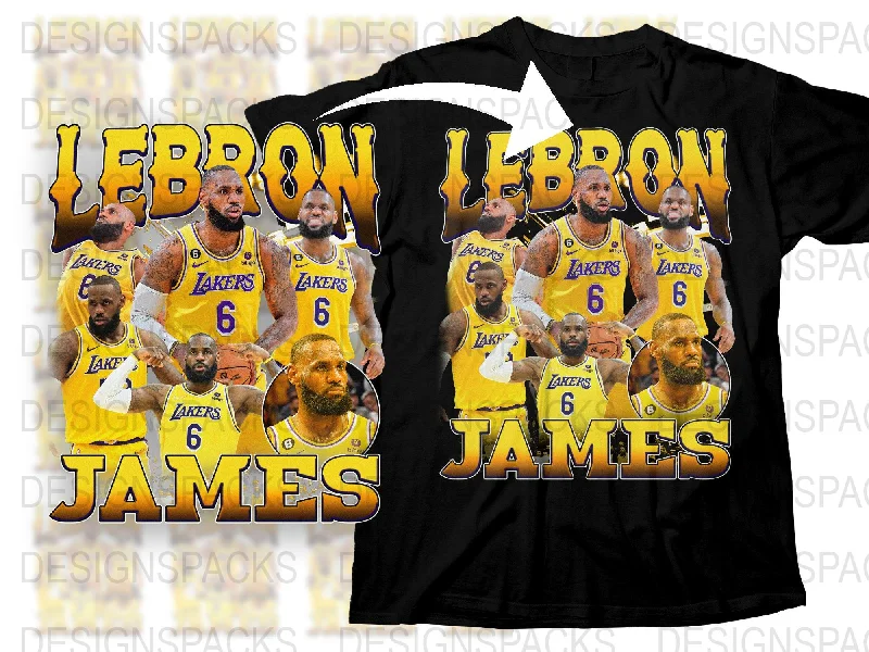 T-Shirt Cheap-Lebron James Lakers Bootleg Fan Art Graphic Png Digital Download