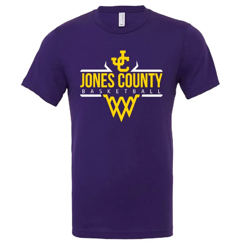 T-Shirt Mathematics-Jones County - Basketball Net - Team Purple (Tee/DriFit/Hoodie/Sweatshirt)