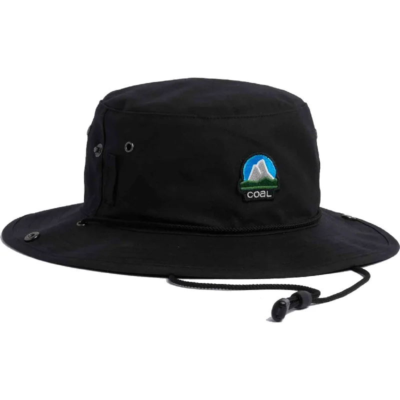 Hat Tennis-Coal Seymour Waxed Canvas Boonie Hat Black