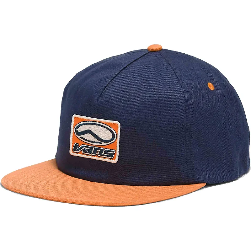 Hat Curved Brim-Vans Skate Classics Unstructured Snapback Dress Blues