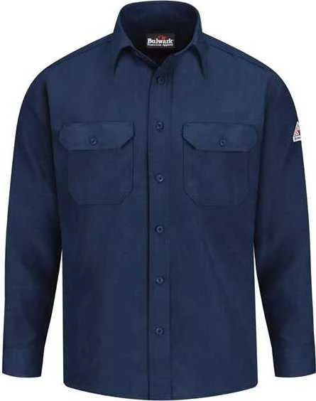 Button Down Shirts Trending-Bulwark SND2 Uniform Shirt Nomex IIIA - Navy